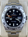 二手 ▶️ Rolex 勞力士 Explorer II ◀️ 216570 大黑橙 2014年錶 (42mm)
